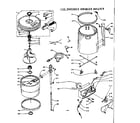 Kenmore 1105902803 machine sub-assembly diagram
