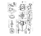Kenmore 1105903001 machine sub-assembly diagram