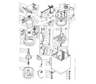 Kenmore 1105904151 machine sub-assembly diagram