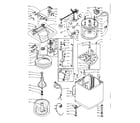 Kenmore 1105904102 machine sub-assembly diagram
