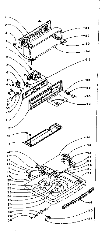 TOP AND CONSOLE ASSEMBLY