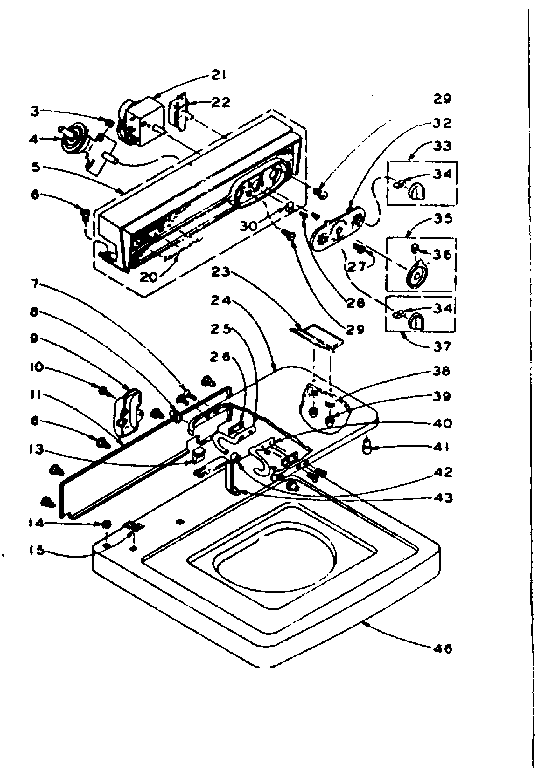 TOP AND CONSOLE ASSEMBLY