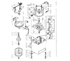 Kenmore 1105904650 machine sub-assembly diagram