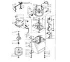 Kenmore 1105905652 machine sub-assembly diagram