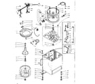 Kenmore 1105904610 machine sub-assembly diagram