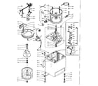 Kenmore 1105904700 machine sub-assembly diagram
