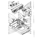 Kenmore 1105904700 top and console assembly diagram