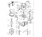 Kenmore 1105904701 machine sub-assembly diagram