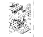 Kenmore 1105905752 top and console assembly diagram