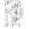 Kenmore 1105905703 machine sub-assembly diagram