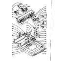 Kenmore 1105905703 top and console assembly diagram