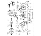 Kenmore 1105904710 machine sub-assembly diagram