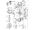 Kenmore 1105904711 machine sub-assembly diagram