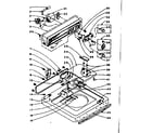 Kenmore 1105904712 top and console assembly diagram