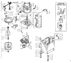 Kenmore 1105904754 machine sub-assembly diagram