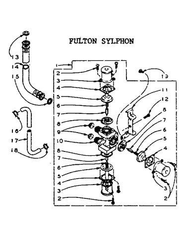 Fulton sylphon mixing valve assembly