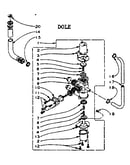 Dole mixing valve assembly