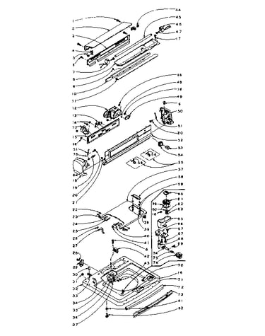 Top and console assembly