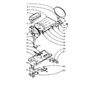Kenmore 1105905950 dispenser assembly diagram