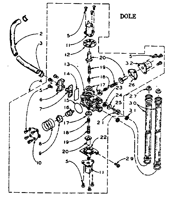 Mixing valve assembly - dole