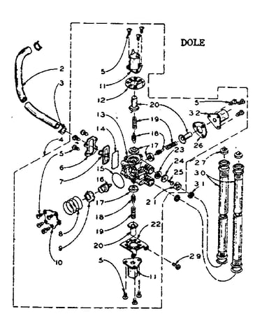Mixing valve assembly - dole
