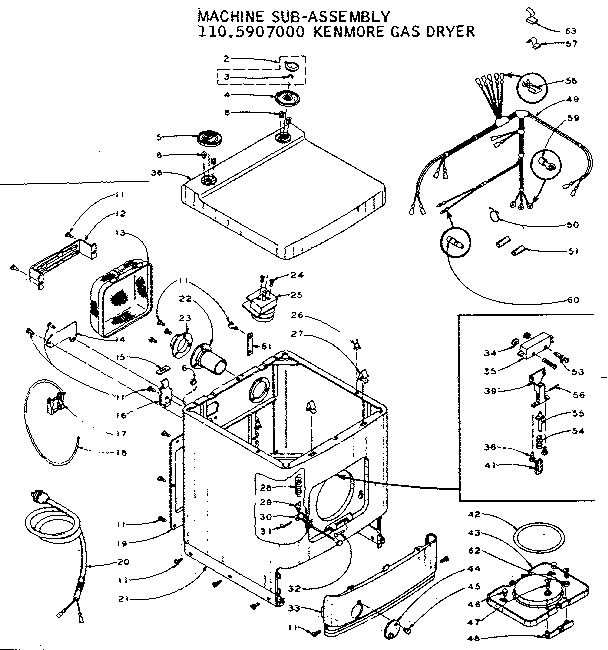 Machine sub-assembly