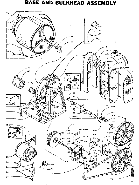Base and bulkhead assembly