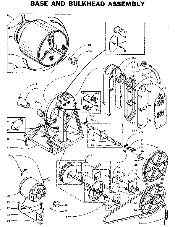 BASE AND BULKHEAD ASSEMBLY