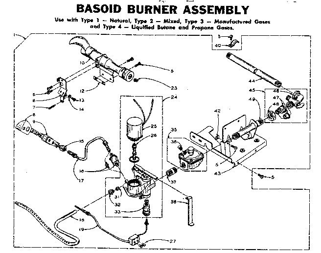 BASOID BURNER ASSEMBLY