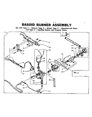 Basoid burner assembly