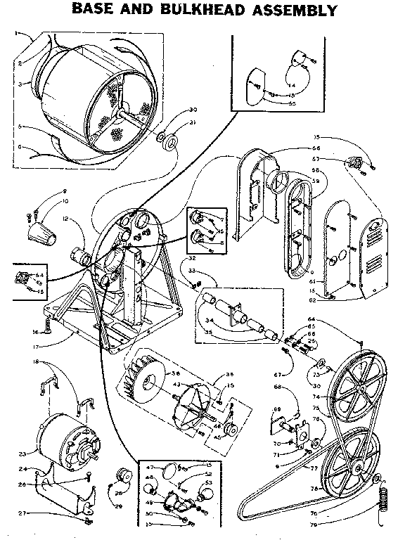 Base and bulkhead assembly