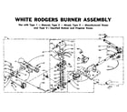 Kenmore 1105907300 white rodgers burner assembly diagram