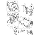 Kenmore 1105907400 base and bulkhead assembly diagram