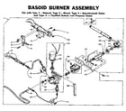 Kenmore 1105907400 basoid burner assembly diagram