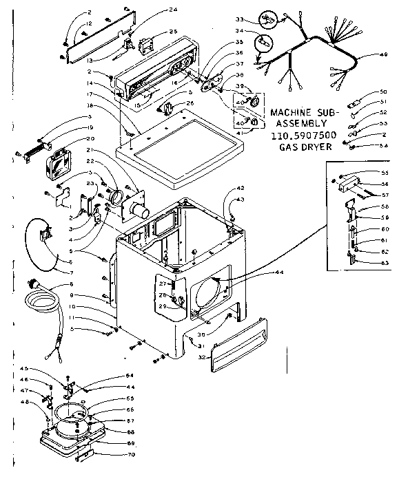Machine sub-assembly