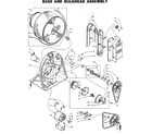 Kenmore 1105907500 base and bulkhead assembly diagram