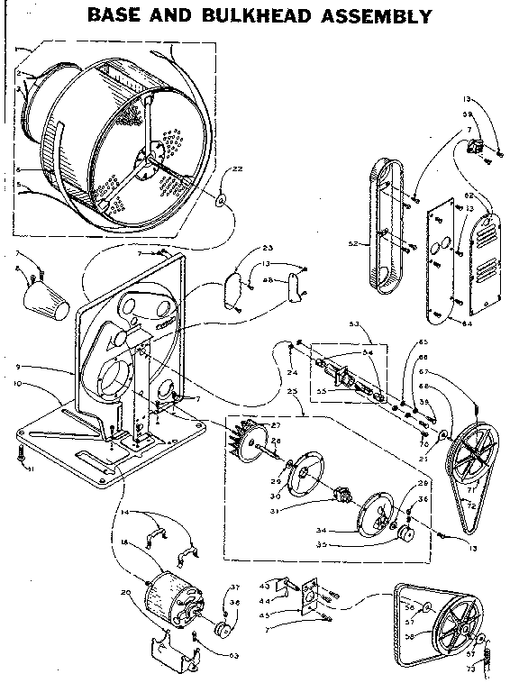 Base and bulkhead assembly