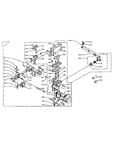 White rodgers burner assembly (utilized)