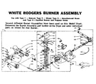 Kenmore 1105907501 white rodgers burner assembly diagram