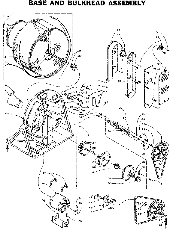 Base and bulkhead assembly