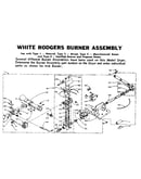 White rodgers burner assembly
