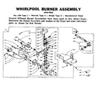 Kenmore 1105907600 whirlpool burner assembly (dole pilot) diagram