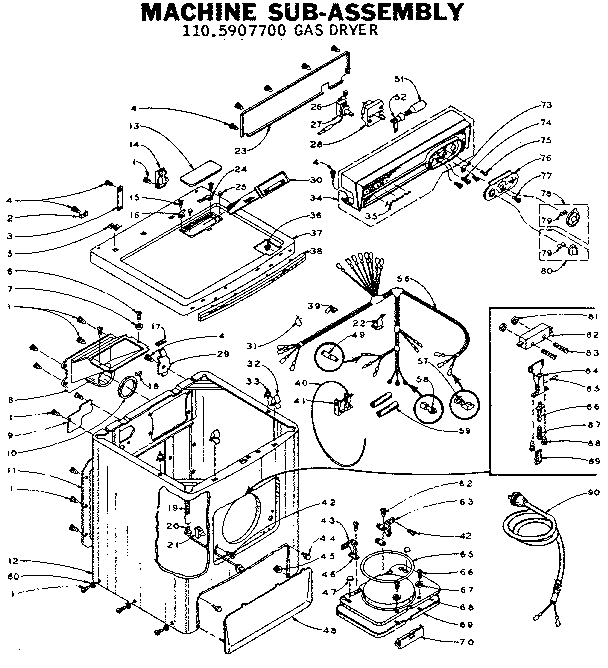Machine sub-assembly