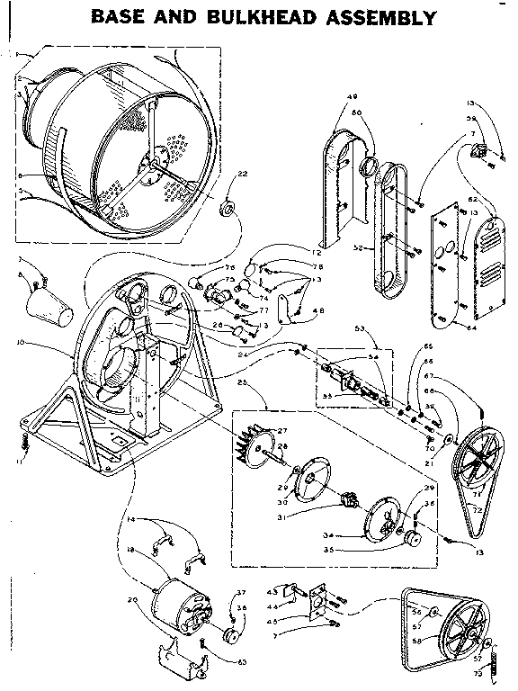 Base and bulkhead assembly