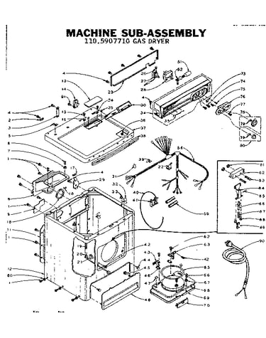 Machine sub-assembly