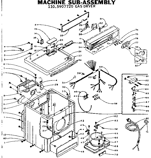 Machine sub-assembly
