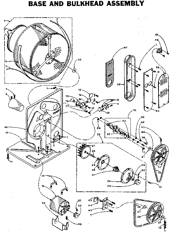 BASE AND BULKHEAD ASSEMBLY