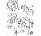 Kenmore 1105907801 base and bulkhead assembly diagram