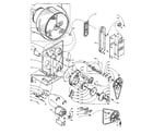 Kenmore 1105907802 base and bulkhead assembly diagram