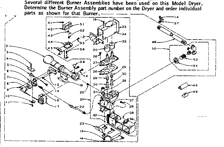 White rodgers burner assembly